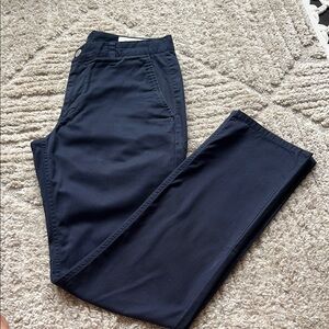 Bonobos Navy Slim Straight Washed Chino Pants